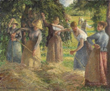 henificación en eragny 1901 Camille Pissarro Pinturas al óleo
